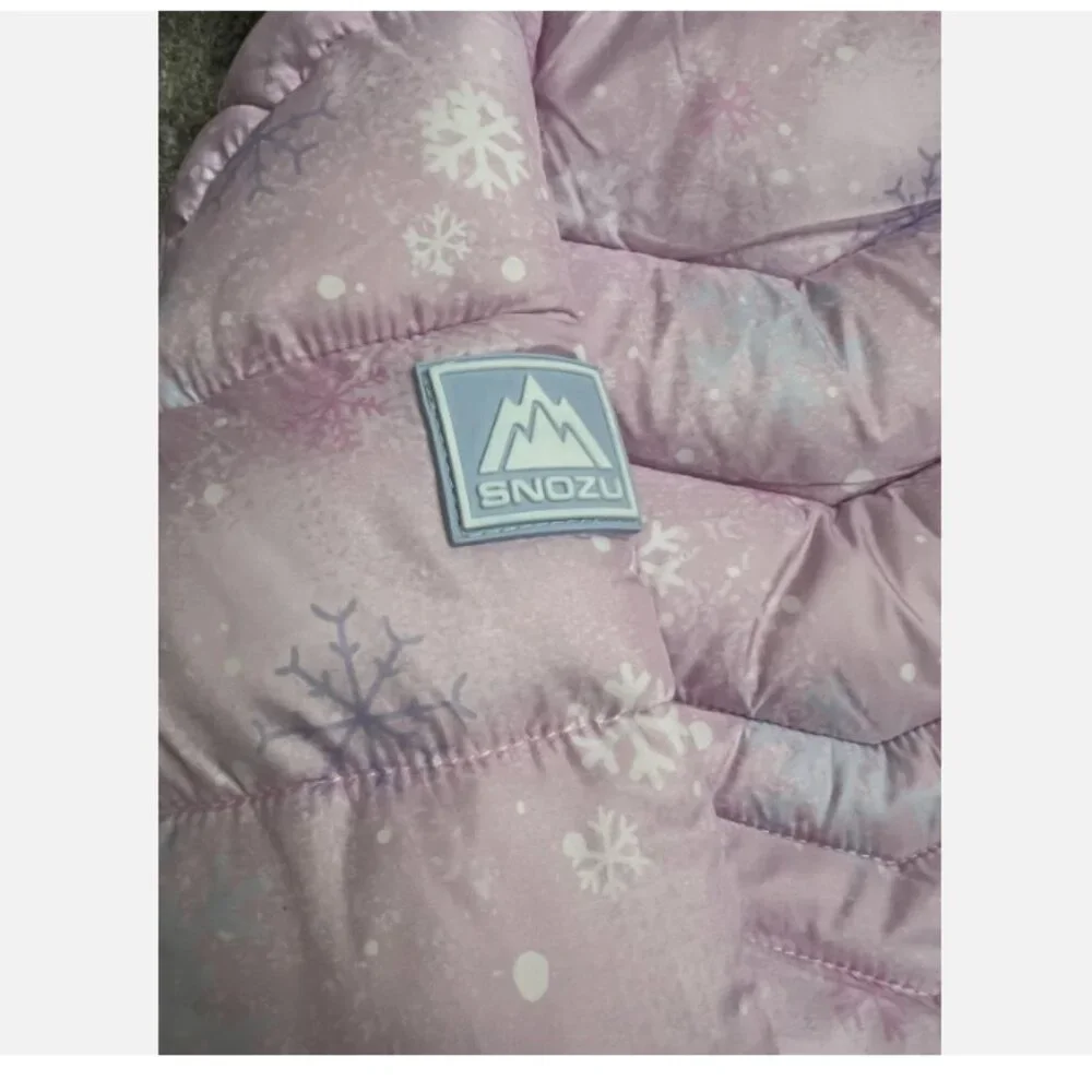 Snozu Kids' Jacket with Hat Pink Girl 6
